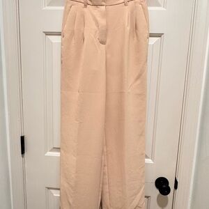 Wilfred Cream Wide Leg Pants effortless pants Flax Beige